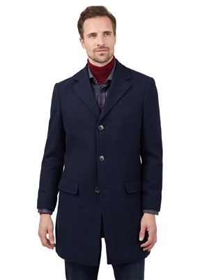 tailored fit overcoat