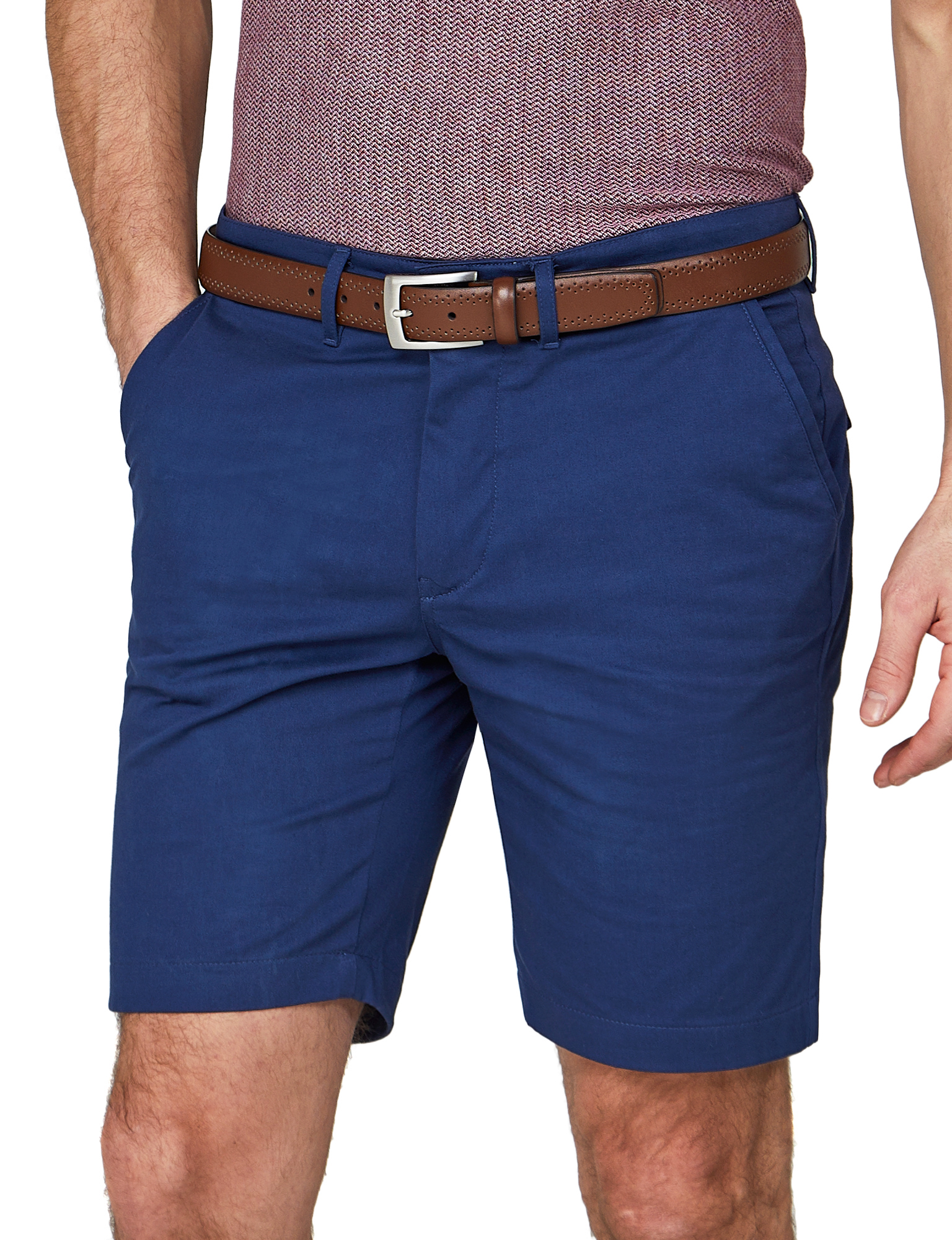 blue chino shorts