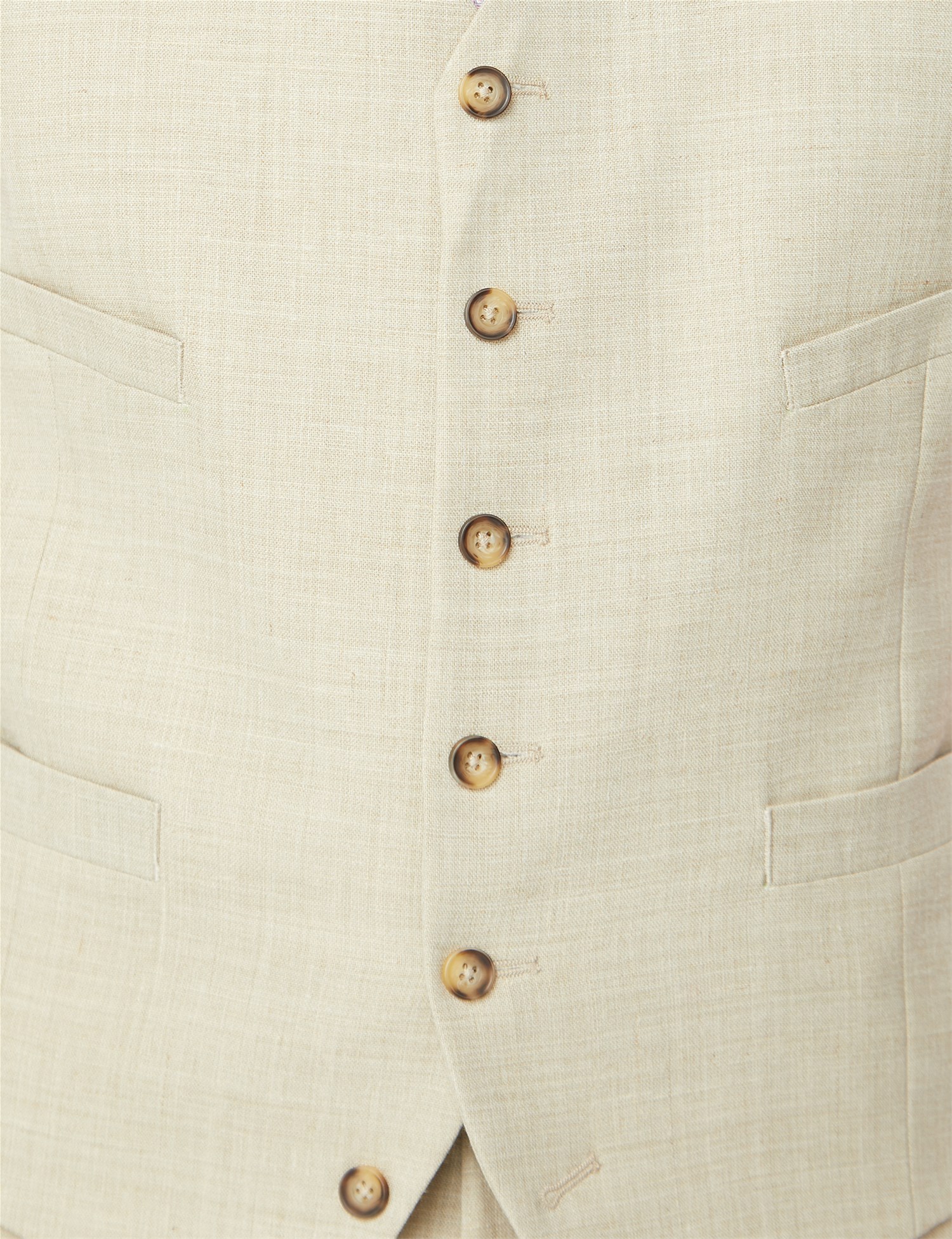 Jeff Banks Oatmeal Linen Tailored Waistcoat- currently unavailable ...