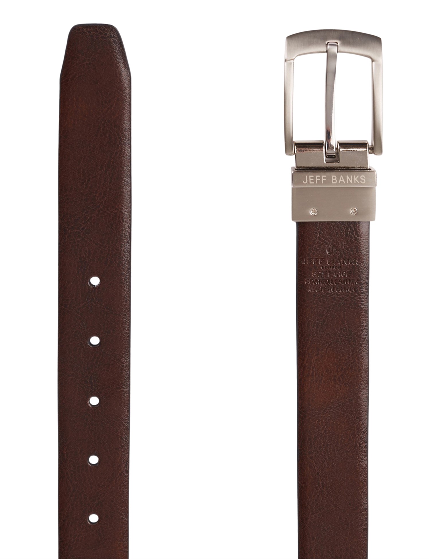 Jeff Banks Black Brown Reversible Belt | Jeff Banks