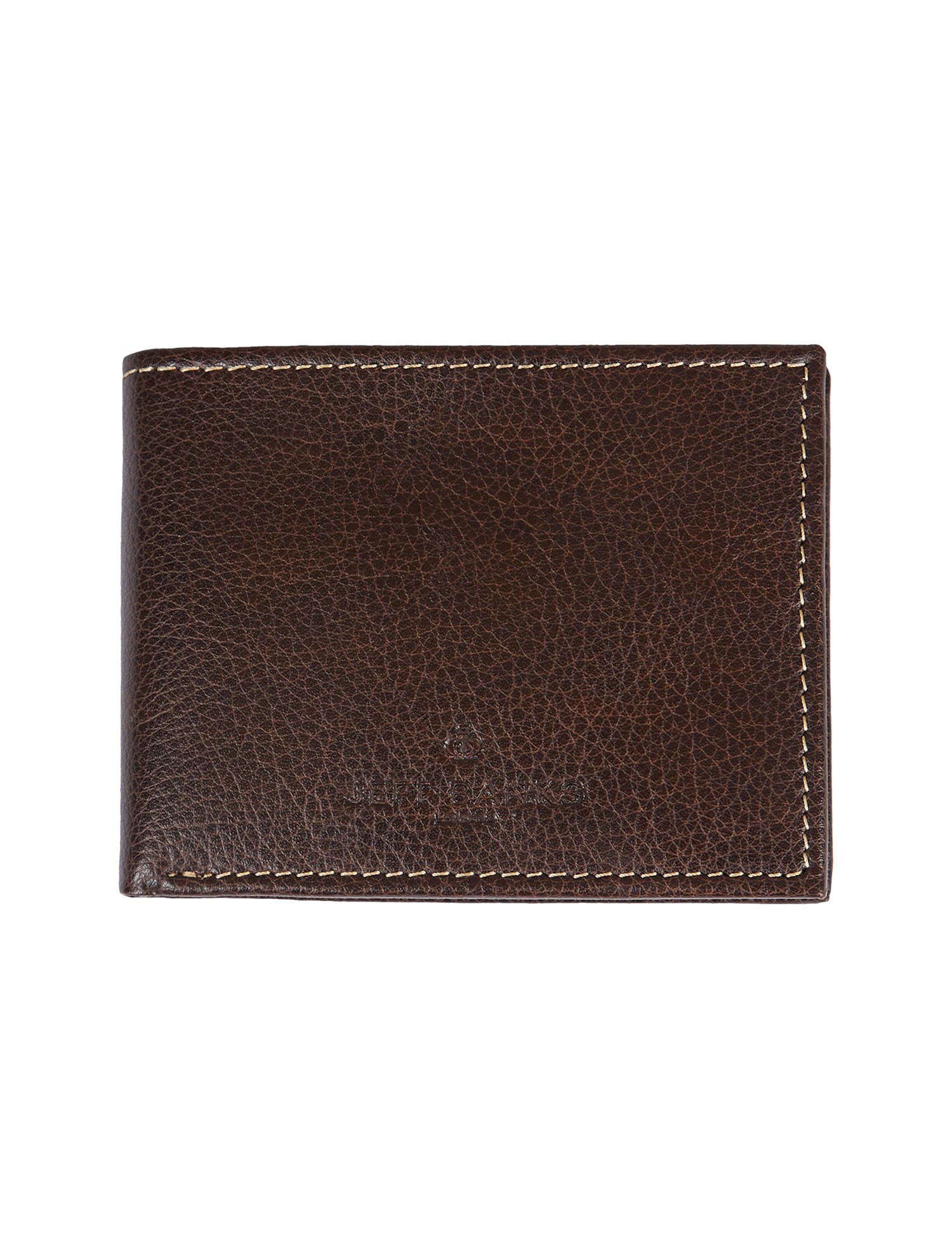 Jeff Banks Tan Pebble Texture Leather Boxed Wallet- currently ...