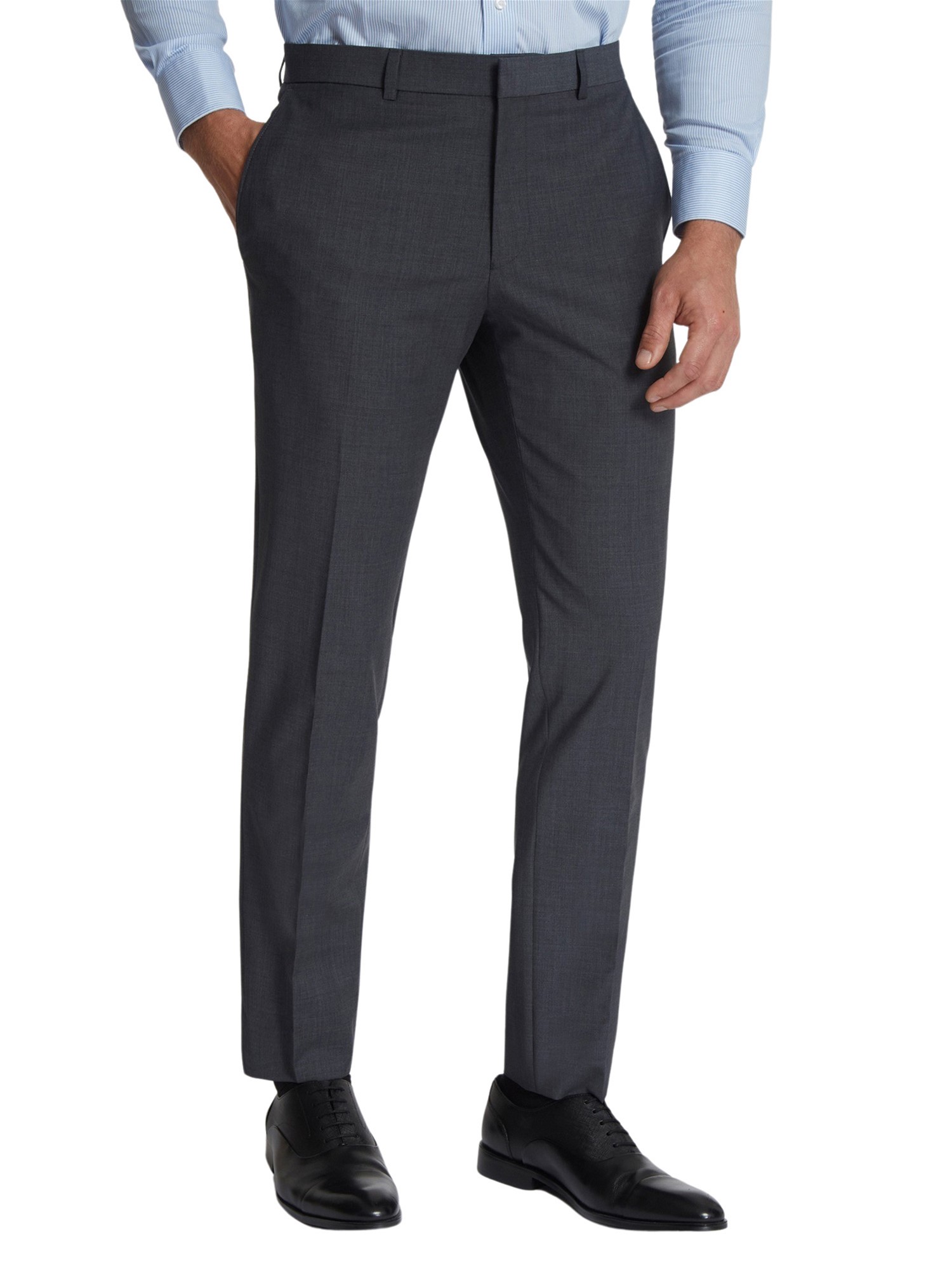 Jeff Banks Charcoal Ivy League Trouser 30R Charcoal