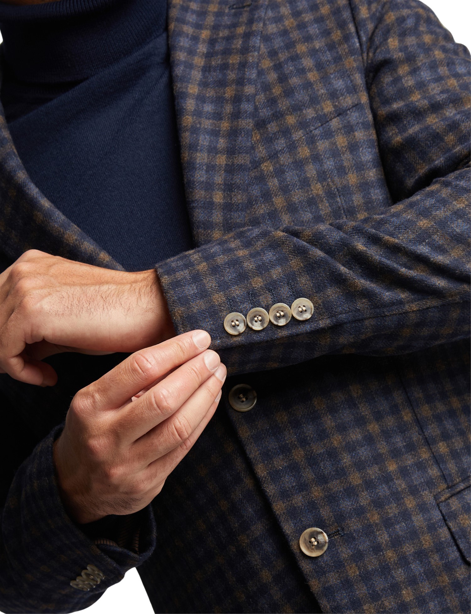 Jeff Banks Brown Check Suit | Jeff Banks