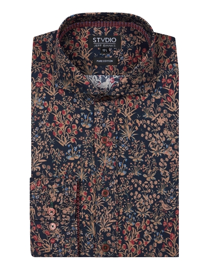 Stvdio by Jeff Banks Stvdio by Jeff Banks Multi Woodland Print Shirt ...