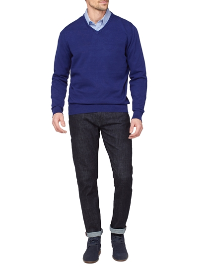 Light Blue Stripe Floral Jacquard Shirt