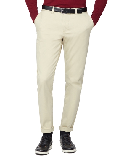 Jeff Banks Stone Stretch Chino Trouser 