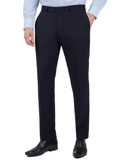 Jeff Banks Plain Navy Twill Soho Suit Trouser  Jeff Banks